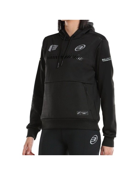Sudadera Bullpadel Esten Negro | Ofertas de pádel
